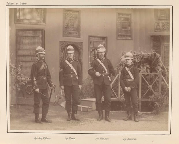 Soldiers who served in the Army Hospital Corps during the Anglo-Egyptian War