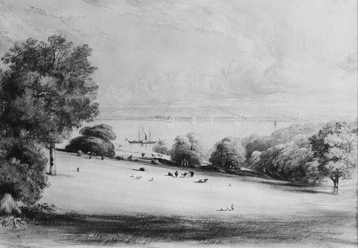 View of the Solent from Osborne House