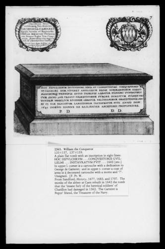 Tomb of William the Conqueror at Caen