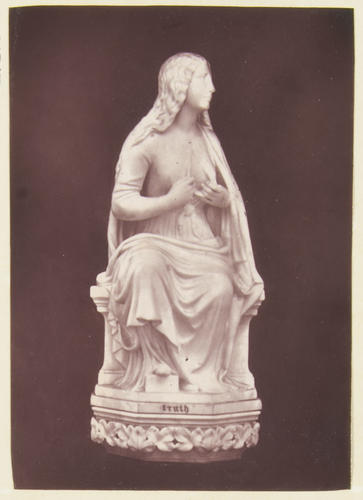 Truth. A figure in the niche of Prince Albert's Cenotaph, Albert Memorial Chapel, Windsor Truth. A figure in the niche of Prince Albert's Cenotaph, Albert Memorial Chapel, Windsor