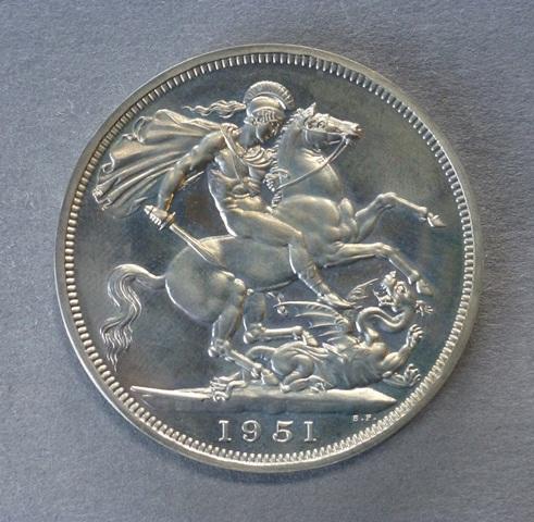 George VI proof 'Festival of Britain' crown George VI proof 'Festival of Britain' crown