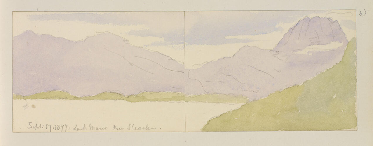 Master: SKETCHES BY QUEEN VICTORIA II
Item: Loch Maree [and] Ben Slioch