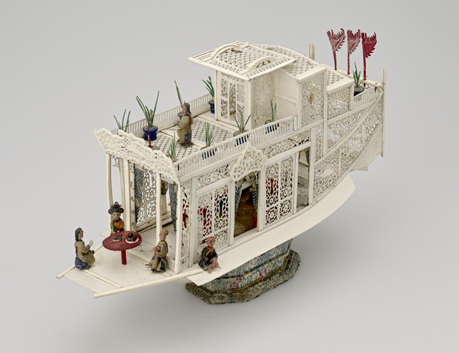 Model of a Chinese boat Model of a Chinese boat