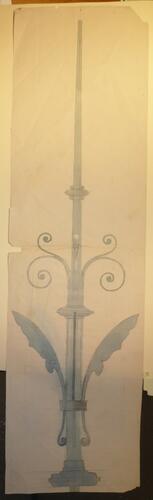 St Mildred's church, Whippingham: design for a weather vane St Mildred's church, Whippingham: design for a weather vane