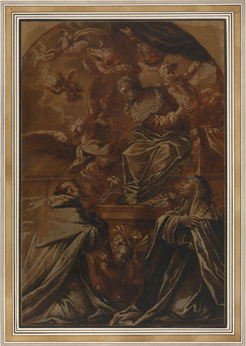 Virgin & Child with St Benedict (or St Dominic) & St Scholastica Virgin & Child with St Benedict (or St Dominic) & St Scholastica