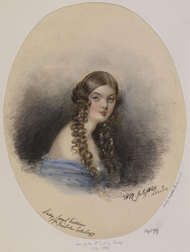 Lady Sarah Villiers (1822-1853), July 1840 Lady Sarah Villiers (1822-1853), July 1840