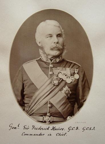 General Sir Frederick Haines (1819-1909) General Sir Frederick Haines (1819-1909)