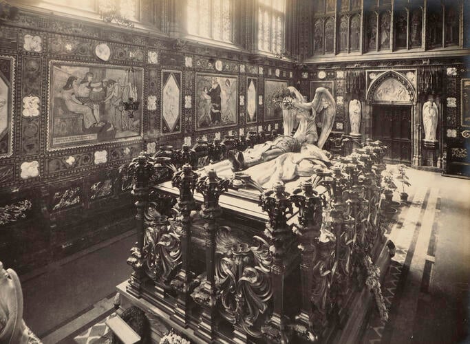 Cenotaph of Albert Victor, Duke of Clarence and Avondale, in the Albert Memorial Chapel