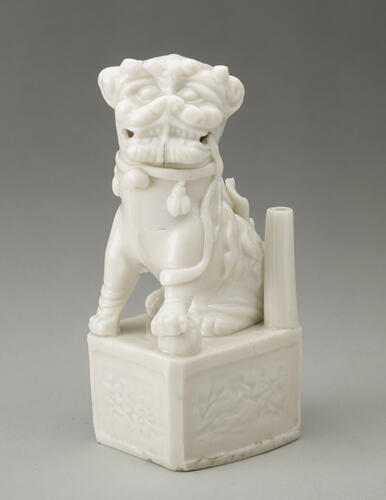 Dog of Fo (guardian lion) taper holder