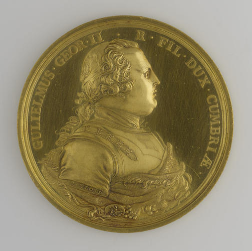 Medal commemorating the Battle of Culloden Medal commemorating the Battle of Culloden