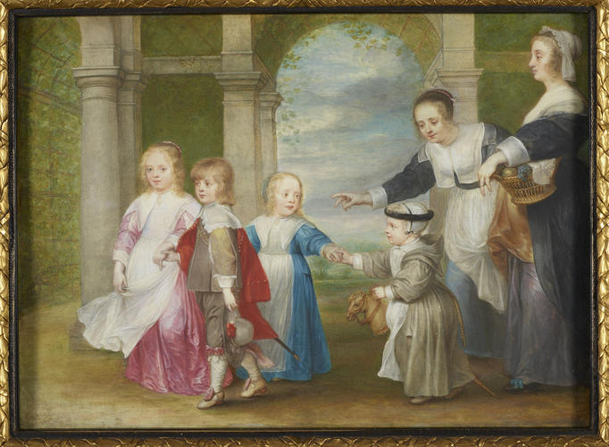 Four Children of Peter Paul Rubens and Helena Fourment with Two Maids