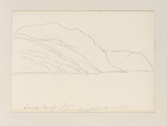 Master: SKETCHES BY QUEEN VICTORIA II
Item: Loch Ness from the steamer