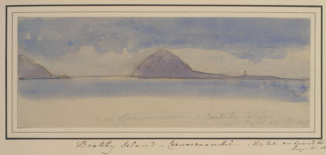 Master: Queen Victoria and Prince Albert's Album Vol. I.
Item: Bratshy Island - Carnnervonshore