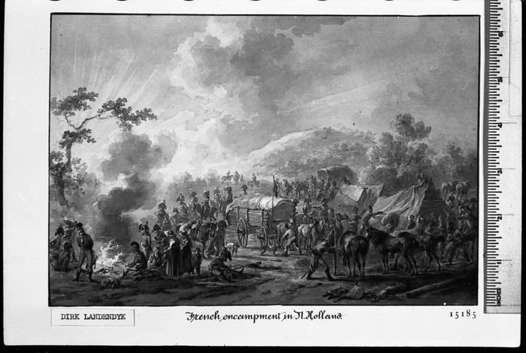 French encampment in North Holland, 1799 French encampment in North Holland, 1799