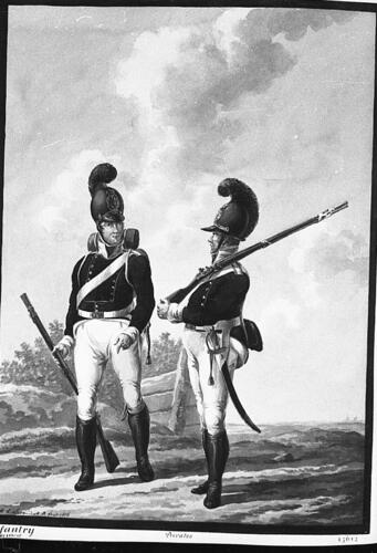 Württemberg Army. Privates, Infantry Regiment Crown Prince