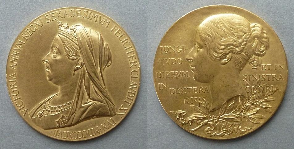 Medal commemorating the Diamond Jubilee of Queen Victoria Medal commemorating the Diamond Jubilee of Queen Victoria
