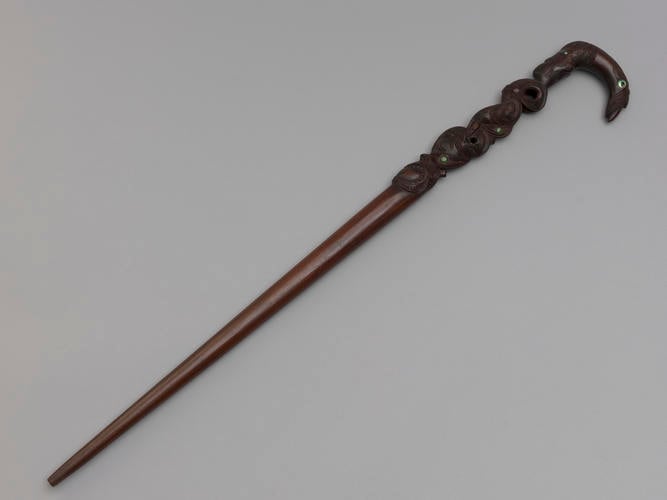 Walking stick or orator's staff (tokotoko) Walking stick or orator's staff (tokotoko)