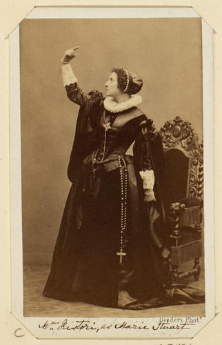 Adelaide Ristori (1822-1906) as Marie Stuart