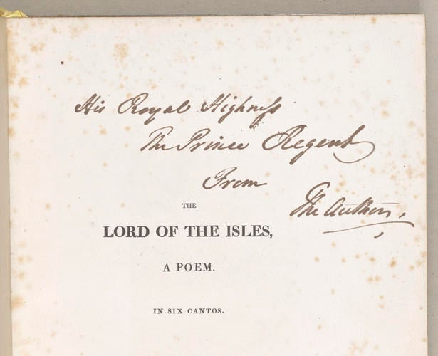 Lord of the Isles : a poem / by Walter Scott ; with engravings from Richard Westall