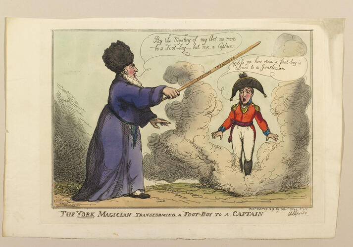 The York Magician Transforming a footboy to a captain