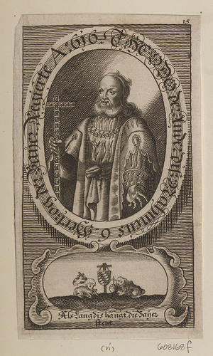 Master: [The Dukes of Bavaria from 538-1679]
Item: THEODO der Ande diss Nahmens 6 Herzog der Bayern