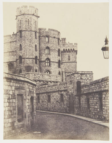 King Edward III Tower, seen from the approach to St. George's Gateway, Windsor Castle