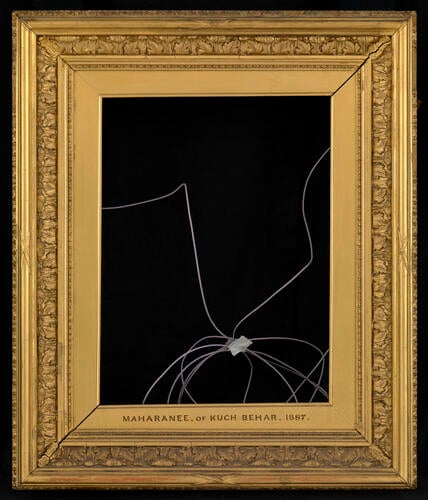 Frame for RCIN 403601, Hall, The Maharani of Cooch Behar Frame for RCIN 403601, Hall, The Maharani of Cooch Behar