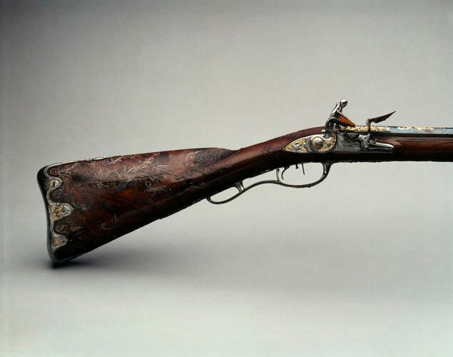 Flintlock sporting rifle (Pirschbuchse)