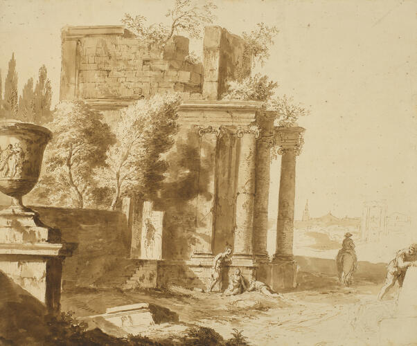The ruins of an Ionic temple The ruins of an Ionic temple