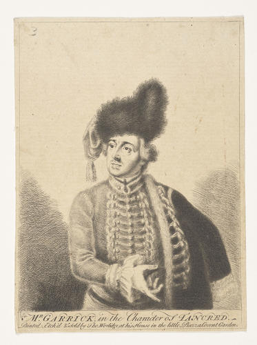 Mr Garrick in the Character of Tancred