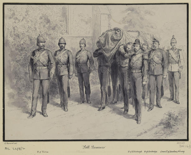 Funeral of the Prince Imperial: the Pall Bearers Funeral of the Prince Imperial: the Pall Bearers
