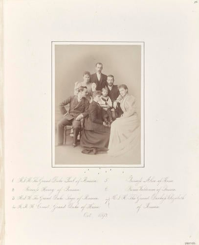 Group, October 1893 [in Portraits of Royal Children Vol. 41 1893-1894]