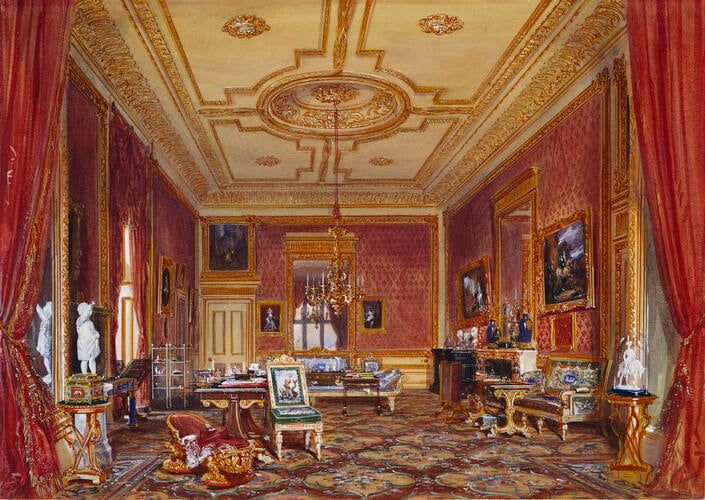 Queen Victoria's sitting room, Windsor Castle