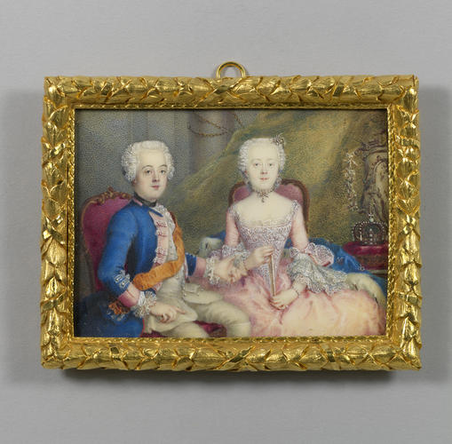 Prince August Wilhelm (1722-1758) and Princess Louisa Amalia (1722-1780) of Prussia