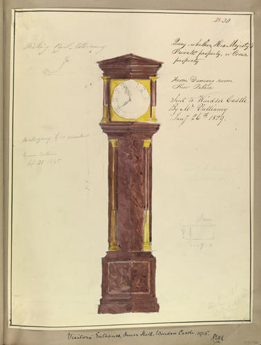 A floor standing clock