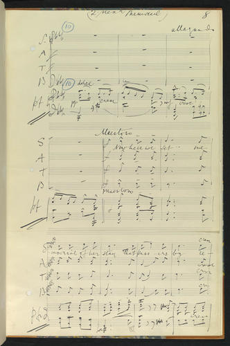 [Queen Alexandra memorial : for chorus and orchestra / Elgar. ]