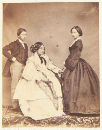 Her Royal Highness the Duchess of Kent (1786-1861) with the Grand Duchess of Hesse and by Rhine (1843-78), when Princess Alice, and Alfred, Duke of Saxe-Coburg and Gotha (1844-1900), when Prince Alfre