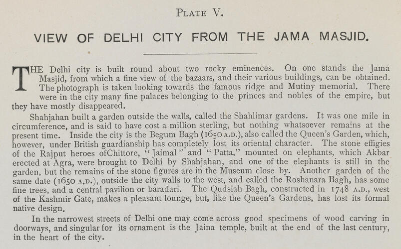 Photographs of Places of Interest in India. Vol. 1. Delhi and Agra