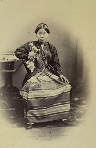 Portrait of a seated woman Portrait of a seated woman