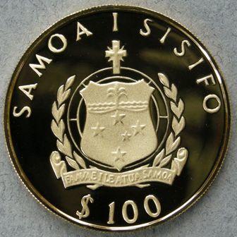 Western Samoa. Proof 100 tala, 1981, commemorating the marriage of H. R. H. The Prince of Wales and Lady Diana Spencer Western Samoa. Proof 100 tala, 1981, commemorating the marriage of H. R. H. The Prince of Wales and Lady Diana Spencer