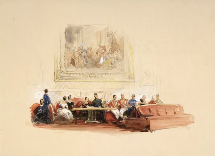 Queen Victoria and Emperor Nicholas I, Windsor Castle, 3 June 1844 Queen Victoria and Emperor Nicholas I, Windsor Castle, 3 June 1844