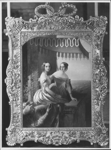 The Grand Duchesses Maria (1819-1876), afterwards Princess of Leuchtenberg, and Olga (1822-1892), afterwards Queen of Wurtemberg, daughters of Nicholas I, Emperor of Russia