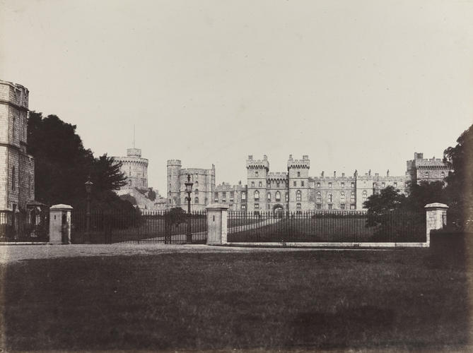 View of the South Front of Windsor Castle, from the Long Walk