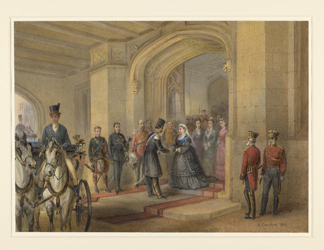 Reception of the Shah of Persia at Windsor Castle, 20 June 1873