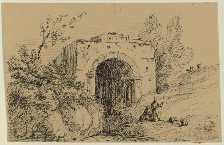 Ruined archway Ruined archway