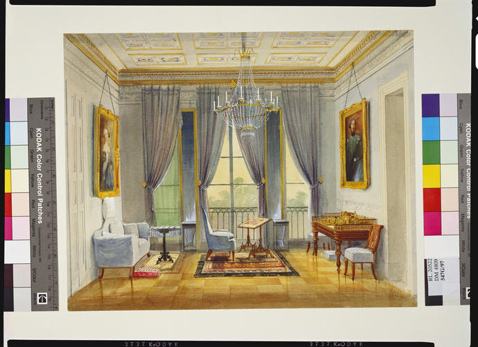 Winter Palais, Gotha: the sitting-room