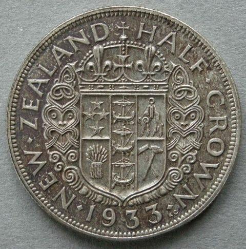 New Zealand. Proof halfcrown, 1933