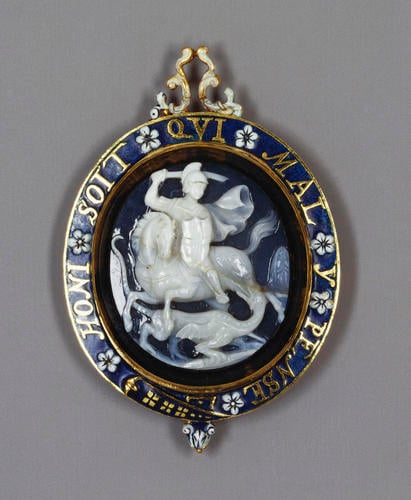 Order of the Garter: Sash Badge or Lesser George, also known as 'The Stuart George'