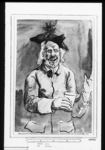 Buckhurst or Buckhorse, a Welsh poet of Wynnstay, inspired by ale and roast beef 1775