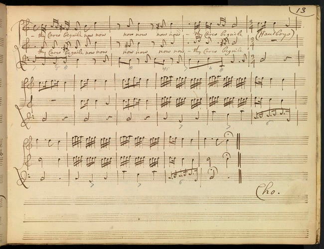 Queen Mary's birthday song 1693. Yorkshire feast song 1689. / Henry Purcell